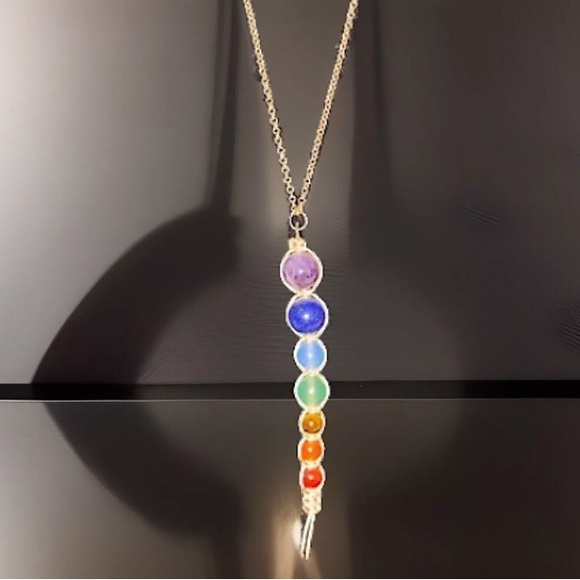 Set of 8 NEW Genuine Gemstone Pendants With Assorted Settings & Necklaces - Picture 11 of 14